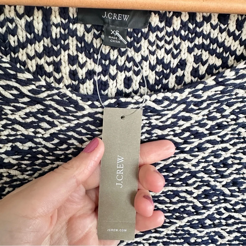 NEW NWT J. Crew Wide Neck Knit Sweater